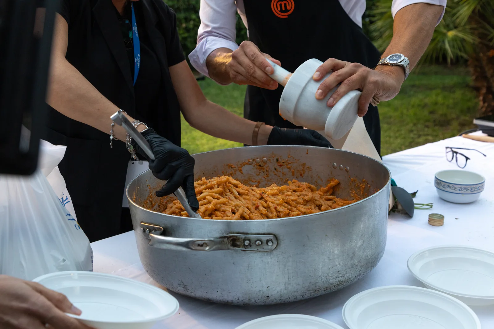 Show cooking di pasta siciliana a Gustando Sicilia